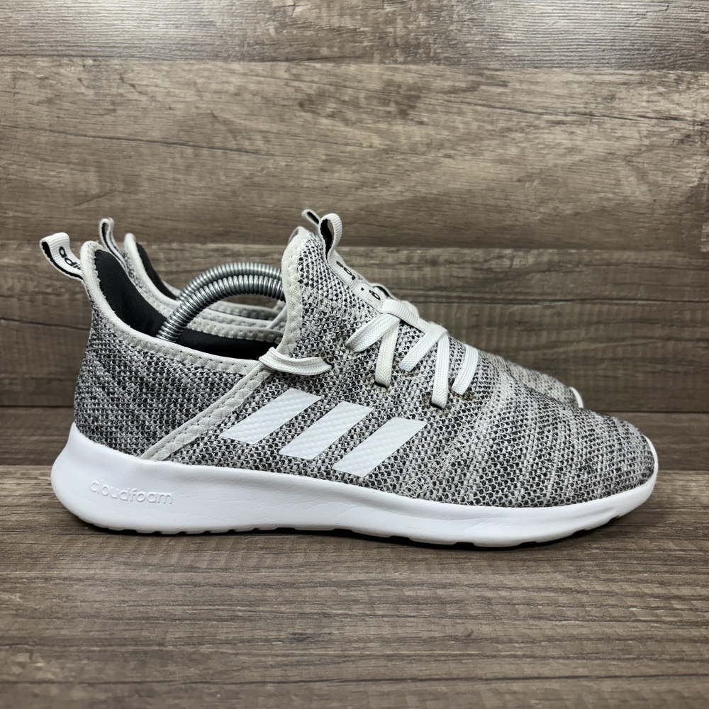 Adidas Cloudfoam Pure Gray Womens US Size 6.5 EUR 38 DB0695 Sneakers
